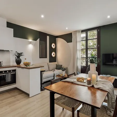 Cinar - 2 Bedrooms And Balcony In Sant Antoni Lägenhet Barcelona